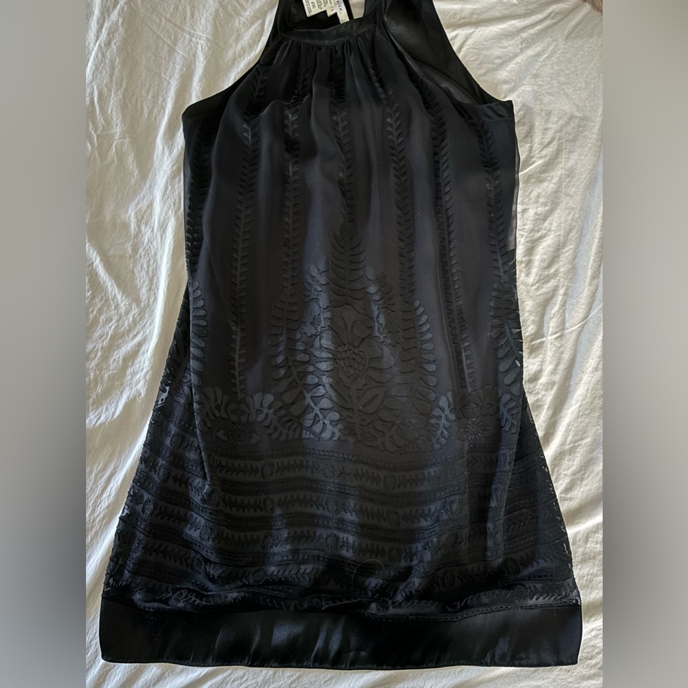 Max Studio M Halter black dress